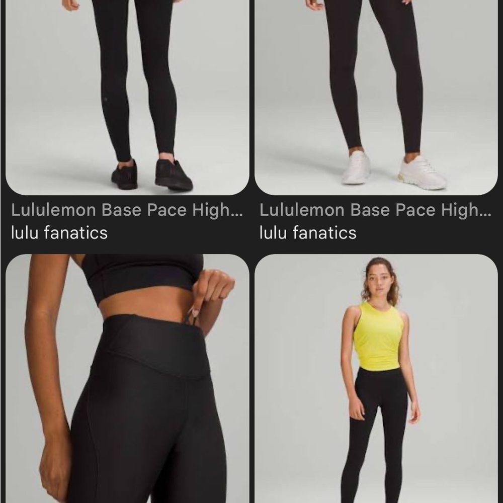 lululemon base pace  Leggings